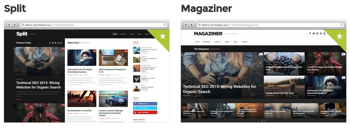 alxmedia wordpress themes