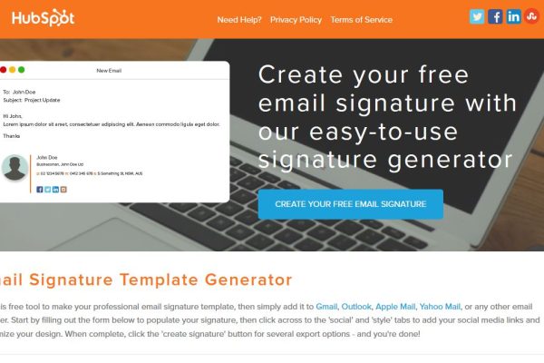 free html email signature generator